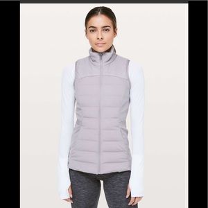 Lululemon Down For It All Vest Dark Chrome